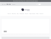 Tablet Screenshot of cocooncarpets.com